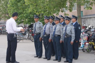 襄陽保安公司員工日常?。?！